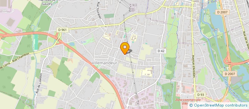localisation de l'entreprise LIOT-MOREL à VILLEMANDEUR