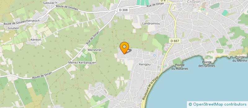 localisation de l'entreprise LIOU SPA FINISTERE à CROZON