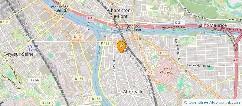 localisation de l'entreprise LIOUBA à ALFORTVILLE