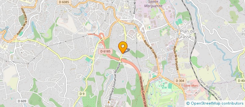 localisation de l'entreprise LIOVALCO à GRASSE