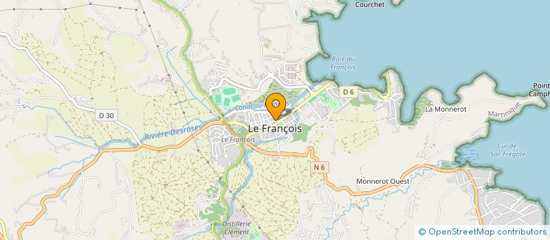 localisation de l'entreprise LIOVORA  LE FRANCOIS