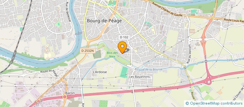 localisation de l'entreprise LIP  BOURG-DE-PEAGE