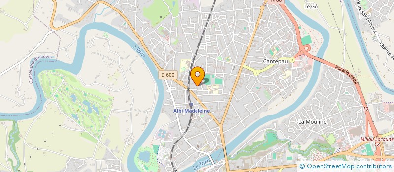 localisation de l'entreprise LIP HOLDING à ALBI