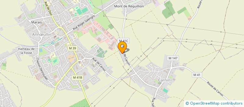 localisation de l'entreprise LIP SERVICES  CARNIN