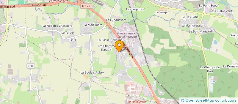 localisation de l'entreprise LIPA  VERN-SUR-SEICHE