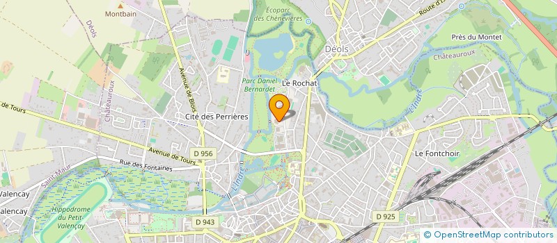 localisation de l'entreprise LIPAD à CHATEAUROUX
