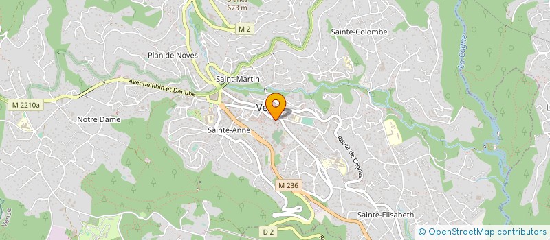 localisation de l'entreprise LIPADOU  VENCE