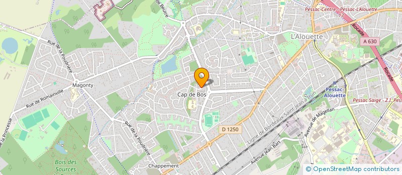 localisation de l'entreprise LIPAJO 2 à PESSAC