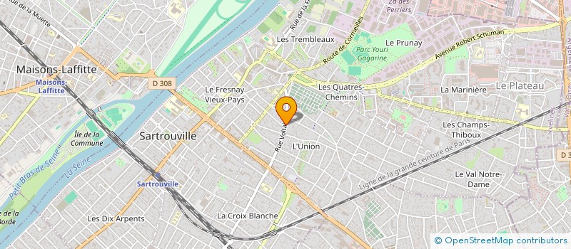 localisation de l'entreprise LIPAN CARE à SARTROUVILLE