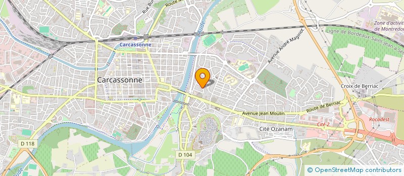 localisation de l'entreprise LIPATIMA à CARCASSONNE