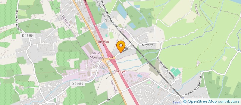 localisation de l'entreprise LIPHAE  CADAUJAC