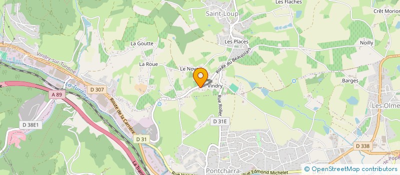 localisation de l'entreprise LIPILI  VINDRY-SUR-TURDINE