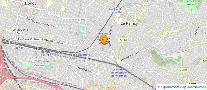 localisation de l'entreprise LIPKEL ELECTRONIC à LE RAINCY