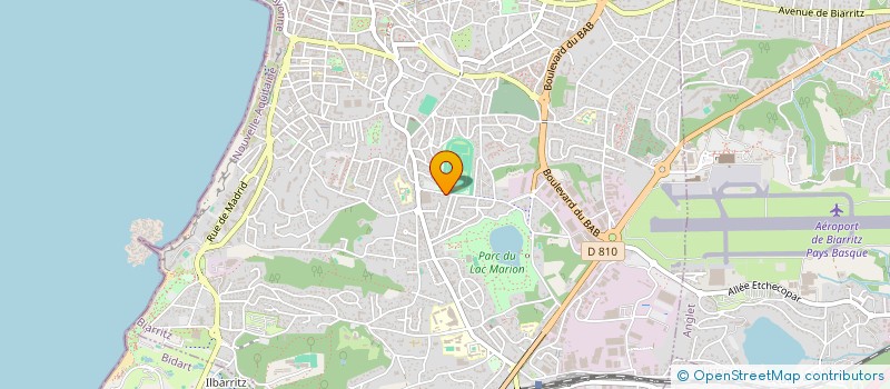localisation de l'entreprise LIPOAH à BIARRITZ