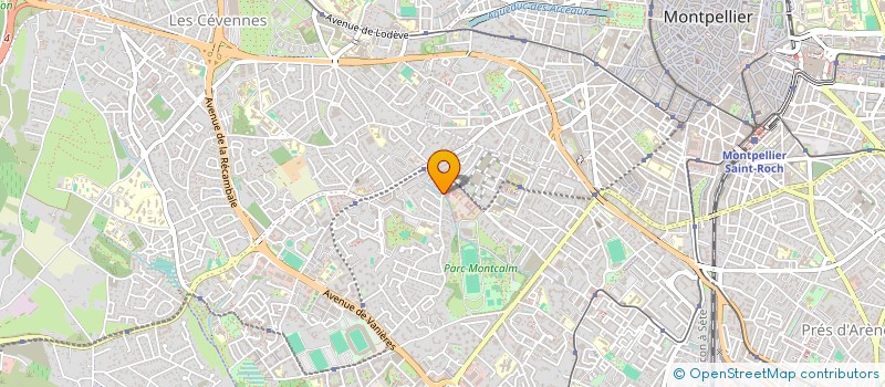 localisation de l'entreprise LIPOFRANCE ASSOCIATION FRANCAISE DE LUTTE CONTRE LE LIPOEDEME  MONTPELLIER