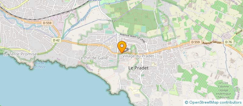 localisation de l'entreprise LIPOLINE à LE PRADET