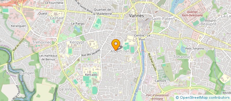 localisation de l'entreprise LIPP - L'IMMOBILIER POUR PROFESSIONNELS à VANNES