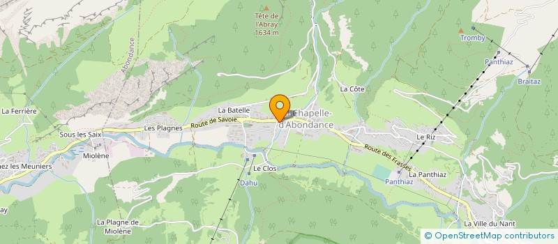 localisation de l'entreprise LIPS à LA CHAPELLE-D'ABONDANCE