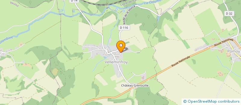 localisation de l'entreprise LIPSI  VELLEMINFROY