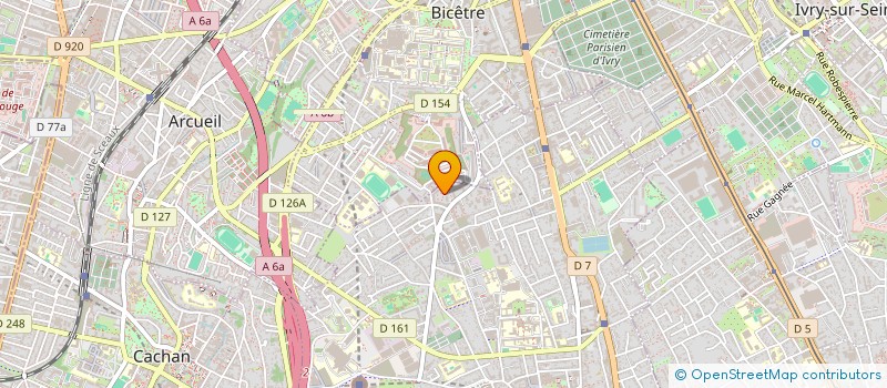 localisation de l'entreprise LIPSTECH  VILLEJUIF