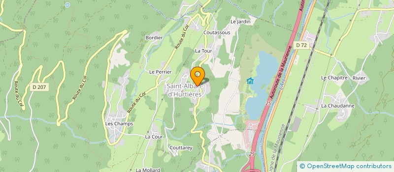 localisation de l'entreprise LIQUEURS DE MAURIENNE BAROQUE  SAINT-ALBAN-D'HURTIERES