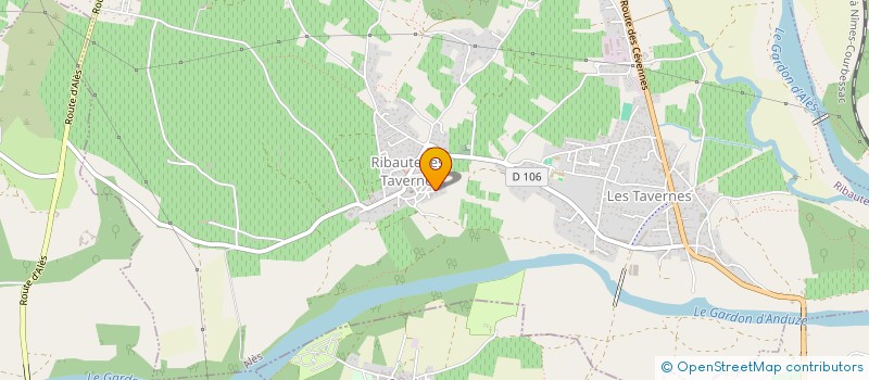 localisation de l'entreprise LIQUEYROL  RIBAUTE-LES-TAVERNES