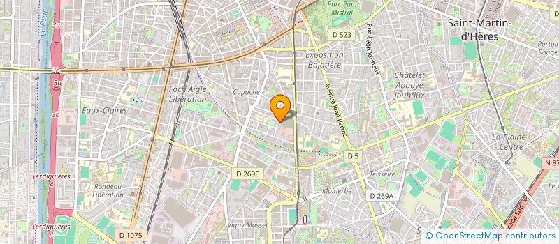 localisation de l'entreprise LIQUID PRODUCTIONS  GRENOBLE