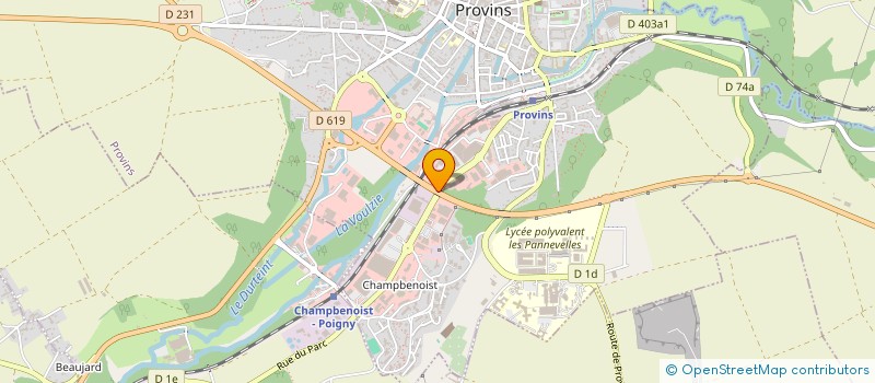 localisation de l'entreprise LIR à PROVINS