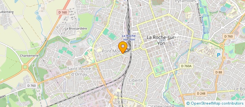 localisation de l'entreprise LIR LUTTE POUR INFOR REELLE  LA ROCHE-SUR-YON