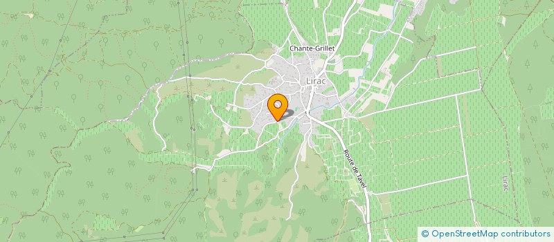 localisation de l'entreprise LIRAC BTP à LIRAC