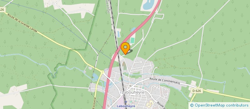 localisation de l'entreprise LIRAJU  LABOUHEYRE