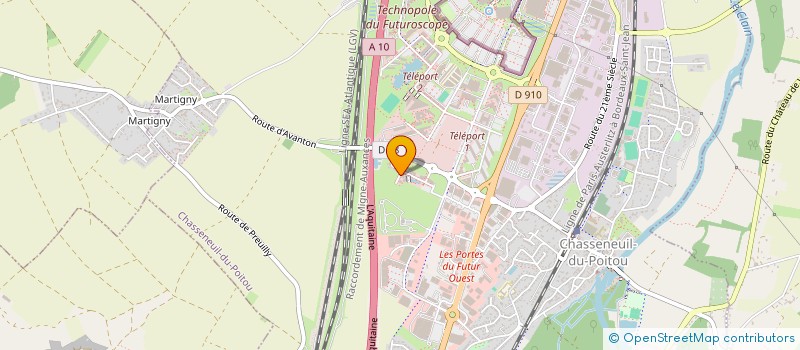 localisation de l'entreprise LIRAN IMMO  CHASSENEUIL-DU-POITOU