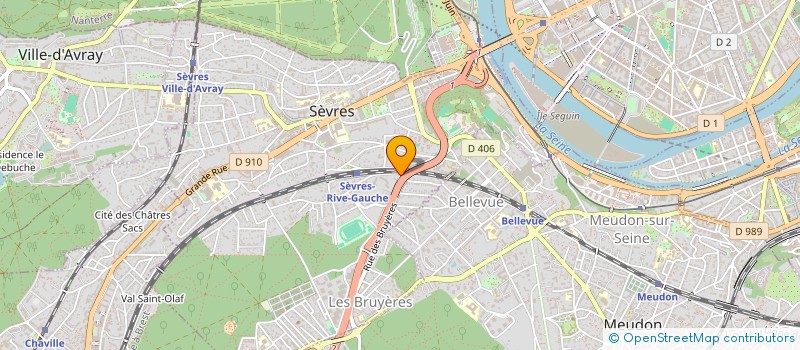 localisation de l'entreprise LIRANA INVEST HOLDING à SEVRES