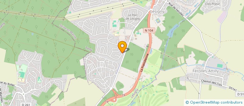 localisation de l'entreprise LIRANSYL  LESIGNY