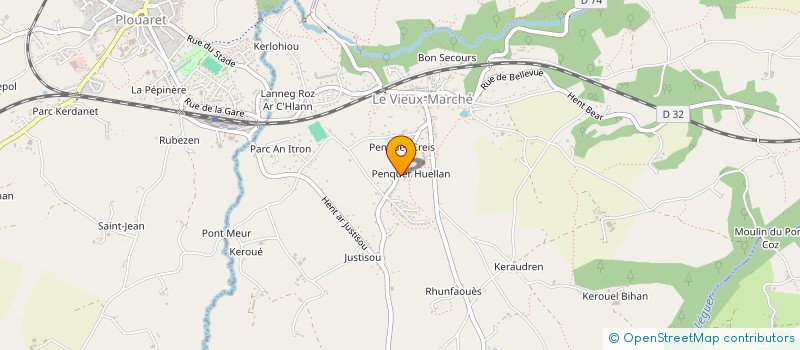 localisation de l'entreprise LIRATOUVA  LE VIEUX-MARCHE