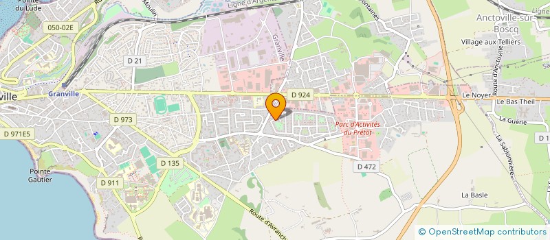 localisation de l'entreprise LIRBRA  GRANVILLE