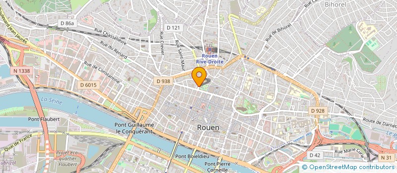 localisation de l'entreprise LIRD à ROUEN
