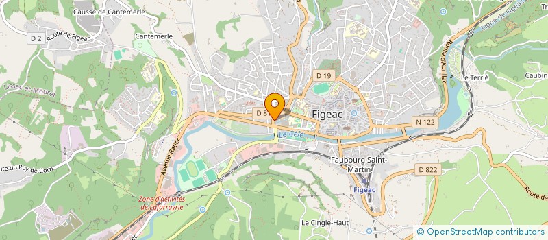 localisation de l'entreprise LIRE A FIGEAC à FIGEAC
