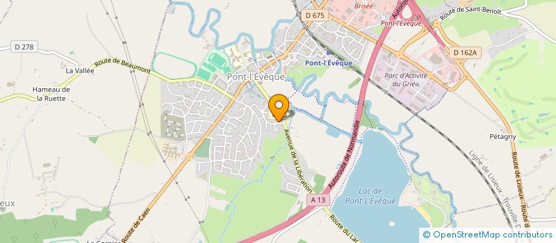 localisation de l'entreprise LIRE A PONT L'EVEQUE  PONT L'EVEQUE