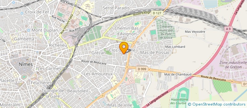 localisation de l'entreprise LIRE AU CLOS D'ORVILLE à NIMES