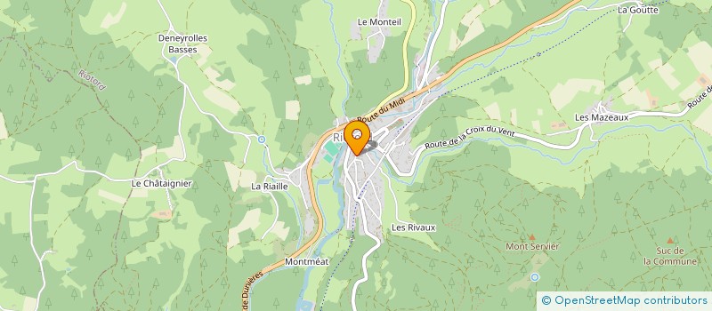 localisation de l'entreprise LIRE AU FOYER  RIOTORD