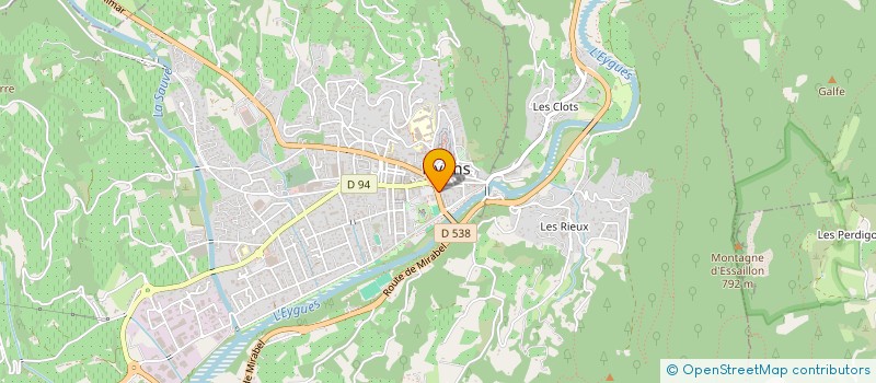 localisation de l'entreprise LIRE, ECRIRE, CREER - VOIES D'EMANCIPATION  NYONS