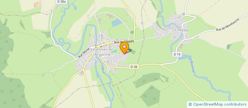 localisation de l'entreprise LIRE EN L'AIRE à VARENNES-EN-ARGONNE