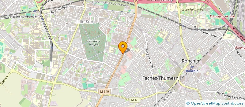 localisation de l'entreprise LIRE ET CONNAITRE à LILLE