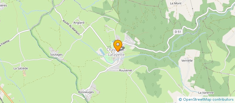 localisation de l'entreprise LIRE ET DE-LIRE  CHAVANIAC-LAFAYETTE