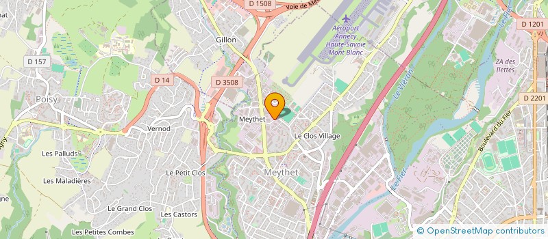 localisation de l'entreprise LIRE ET FAIRE LIRE 74 à ANNECY