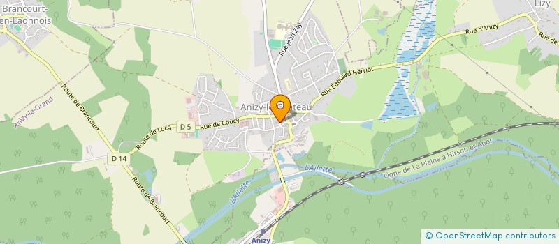 localisation de l'entreprise LIRE ET SAVOIR à ANIZY-LE-GRAND