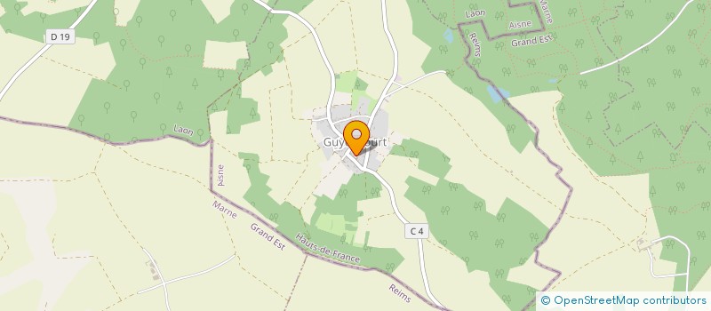 localisation de l'entreprise LIRE LES INCOLLABLES RELIURE EXPRESS  GUYENCOURT