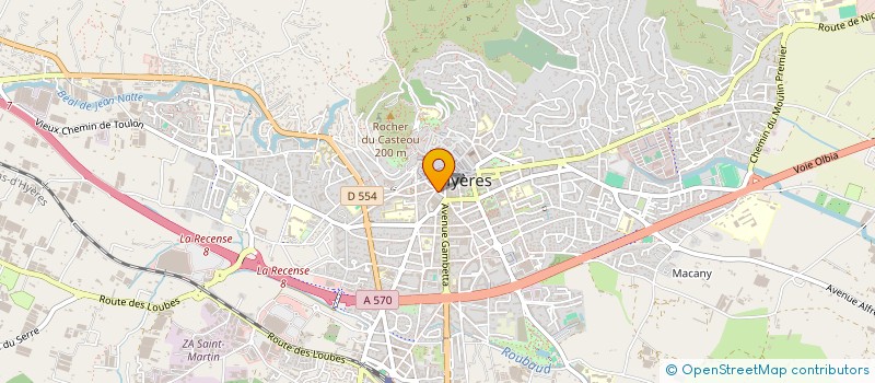 localisation de l'entreprise LIRE SUR LE SABLE LIRE SOUS LES PALMIERS à HYERES