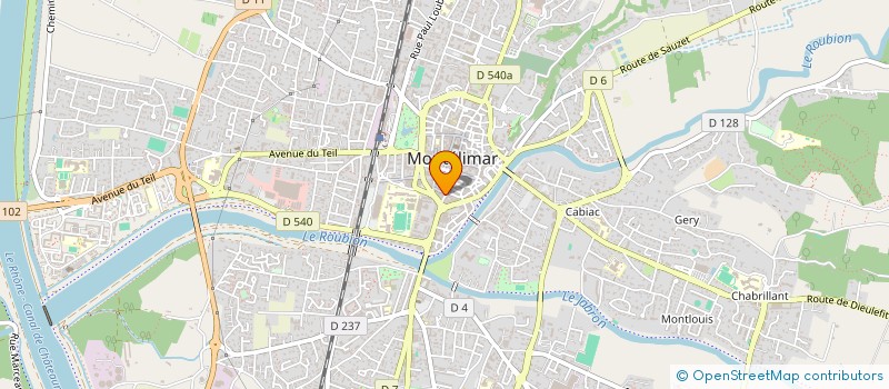 localisation de l'entreprise LIRIC à MONTELIMAR
